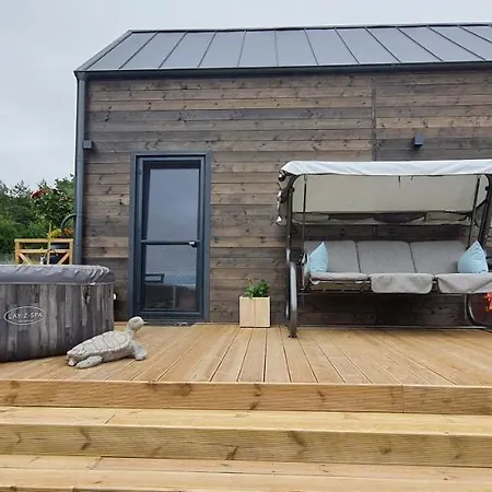 Domek Mazurski Caloroczny Nad Jeziorem Z Sauna I Jacuzzi Spa Pasym