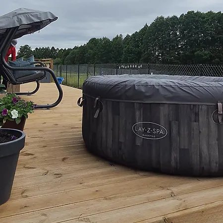 Mazurski Caloroczny Nad Jeziorem Z Jacuzzi Ferienhaus Passenheim