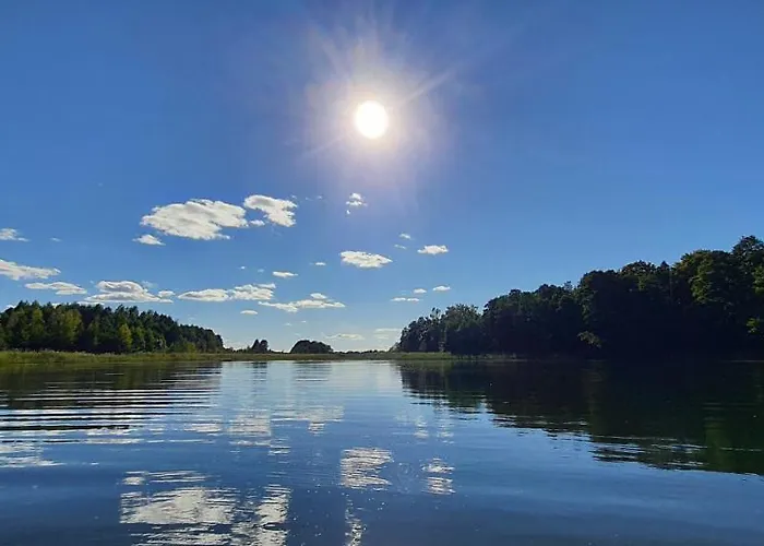 Mazurski Całoroczny Nad Jeziorem Z Jacuzzi Pasym