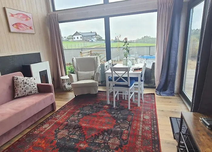 Dom wakacyjny Mazurski Całoroczny Nad Jeziorem Z Jacuzzi Pasym