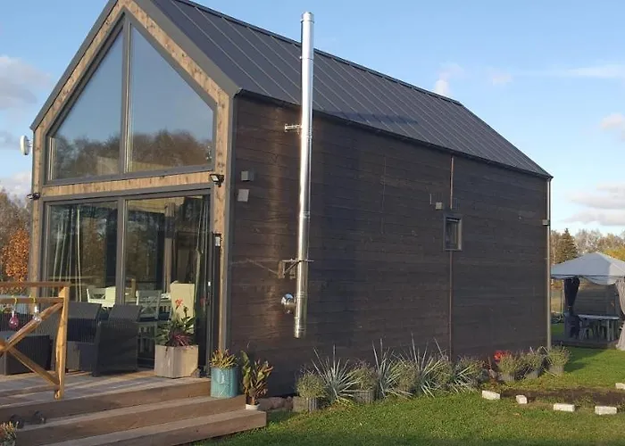 Dom wakacyjny Mazurski Całoroczny Nad Jeziorem Z Jacuzzi