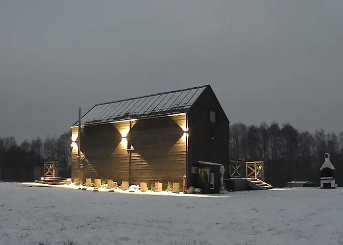 Dom wakacyjny Mazurski Całoroczny Nad Jeziorem Z Jacuzzi Pasym