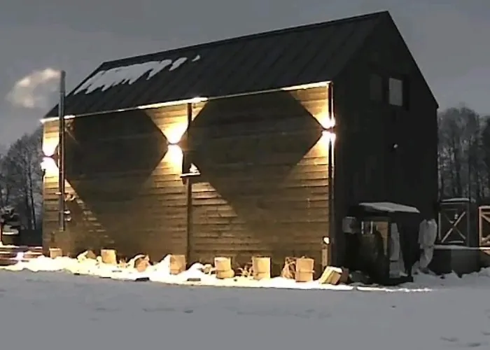 Dom wakacyjny Mazurski Całoroczny Nad Jeziorem Z Jacuzzi *