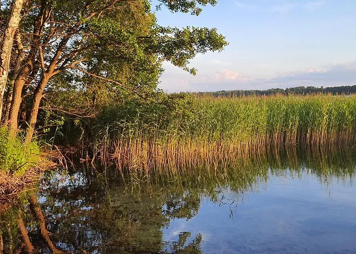 Dom wakacyjny Mazurski Całoroczny Nad Jeziorem Z Jacuzzi Pasym