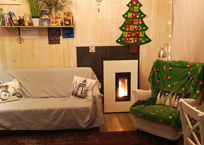 Dom wakacyjny Mazurski Całoroczny Nad Jeziorem Z Jacuzzi *