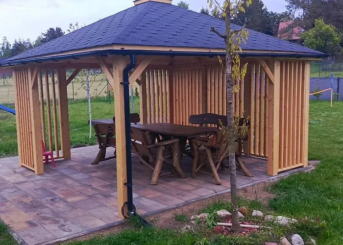 Dom wakacyjny Mazurski Całoroczny Nad Jeziorem Z Jacuzzi